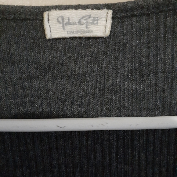 John craft Gray long sleeve crop top size small - Picture 3 of 3